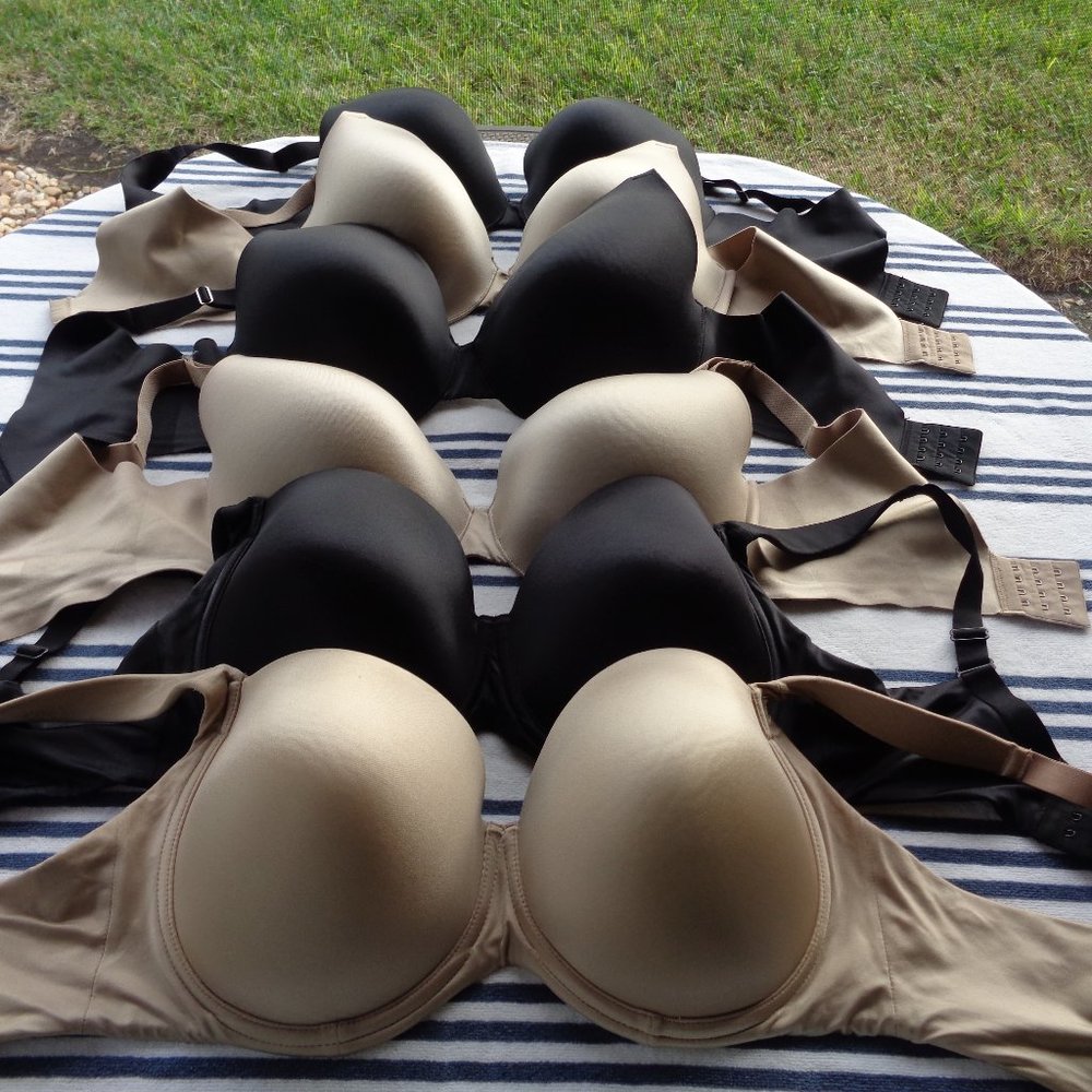 Lot of 6 Soma Vanishing Back Full Coverage & Stunning Support 36G